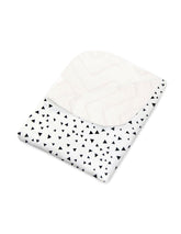 Cobija para Cama Cuna Triangulitos Negros